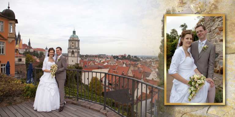 Hochzeit Meißen  / Hochzeitsfoto Albrechtsburg Meißen / Meißen / Foto Münzberg